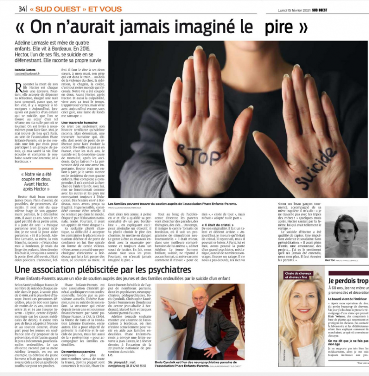 SUICIDE - SUD OUEST 15.02.2021